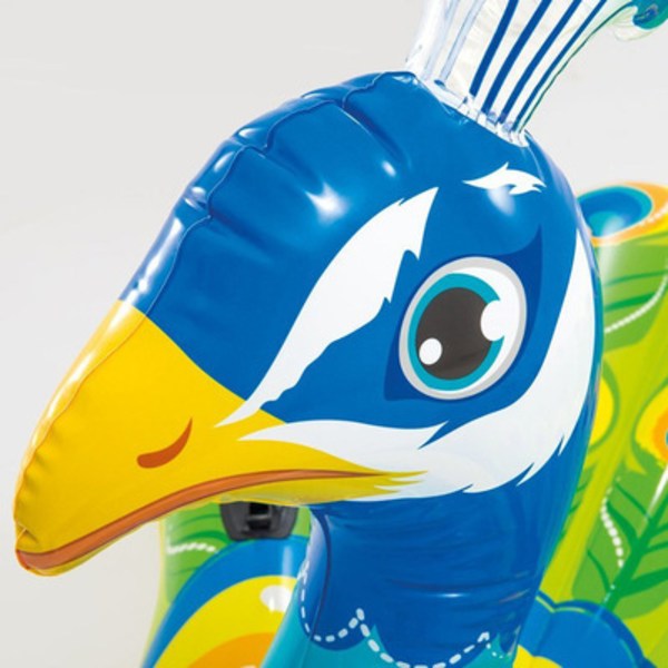 Oppustelig Påfuglebåd Pool Float til Børn, Oppustelig Båd Pool Float
