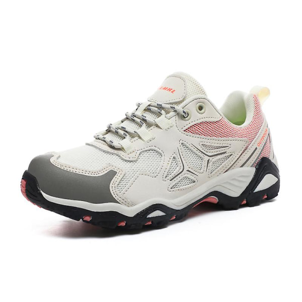 Damesko Lav Ankel Fritidssko For Utendørs Sti Vandring Trekking Gåing 3D231 Beige EU 37