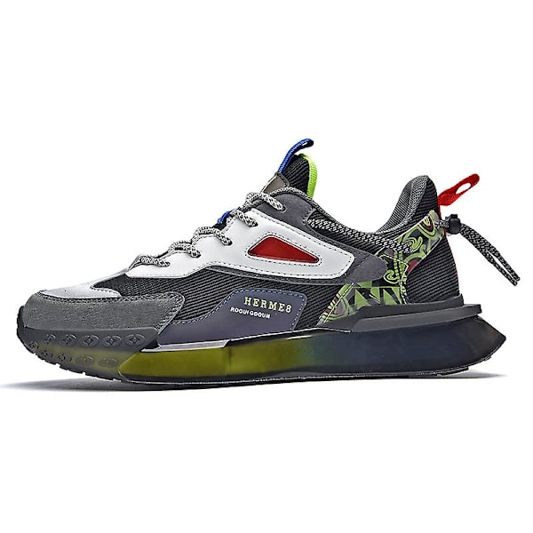 Herre Sports Løbesko Åndbare Skridsikre Sneakers Fr2109 Black EU 41