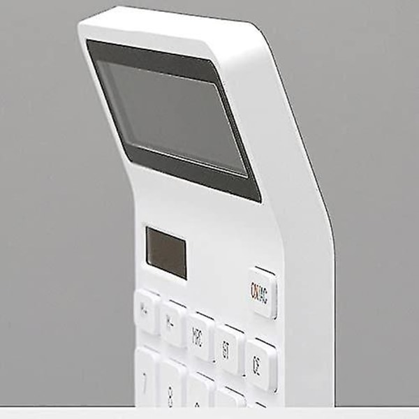 12-cifret kontorregnemaskine med stort LCD-display, store følsomme knapper, bordregnemaskiner, basisregnemaskine (c V