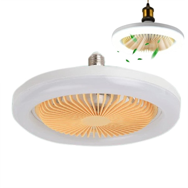 Takfläkt med integrerat ljus | 30w led ljus infälld takfläkt för inomhus | 3-bladsfläkt med snurrskydd för köksbadrum