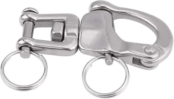 Swivel Swivel Snap Hook, Quick Links Quick Release Spring Hook För Segelbåt Halyard Båtar 316