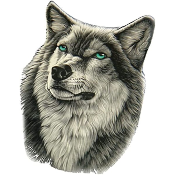 4st Wolf Dekaler Bildekaler Personlig bilhuvdekal Wolf Stickers Biltuningdekaler 30*22cm