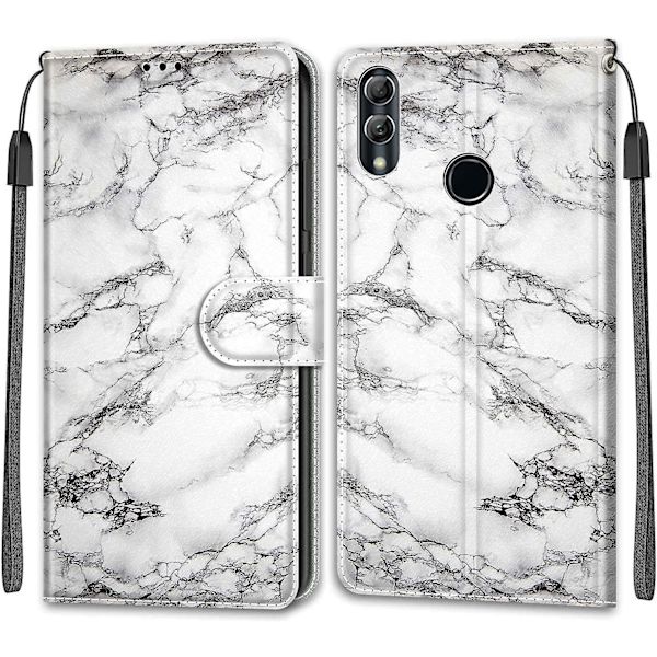 (tyyli 20)chooseu Kotelo Huawei P Smart 2019:lle Nahkakotelo Silikonisella Iskunkestävällä Lompakkokotelolla, Käännettävällä Kotelolla ja Foliojalustatoiminnolla Tyylikäs Kuvio Tytöille