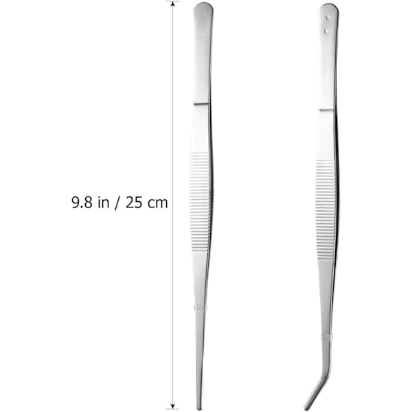 2 suoraa ja kaarevaa pihtejä ruokintapihdit matelijoille käärmeille liskoille hämähäkeille