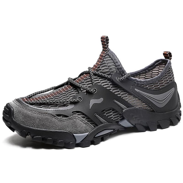 Herrsneakers Löptennisskor Lättviktsventilerande Sport Athletic 3F9333 Gray EU 38