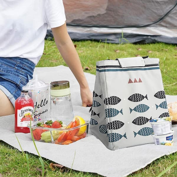 Frokosttaske Madkasse Isolering Sød Isoleringstaske beige