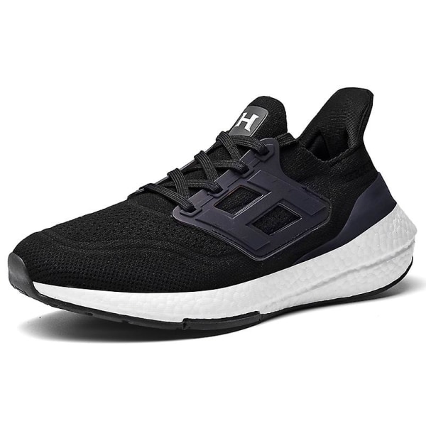 Herre Sport Løpesko Pustende Lettvekts Joggesko 1Ga23 BlackWhite EU 44