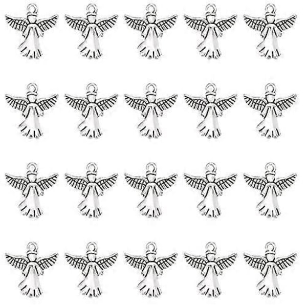 1 Ask 50 st Cupid-berlocker, Skyddsängelberlocker, 316 Rostfritt Stål, Kärleksberlocker, Fe-ängelberlocker