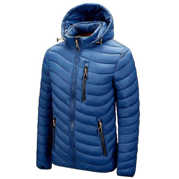 Vinterjacka Plus Size Med Huva, Vattentät Jacka För Män Kvinnor 4XL Wine Red