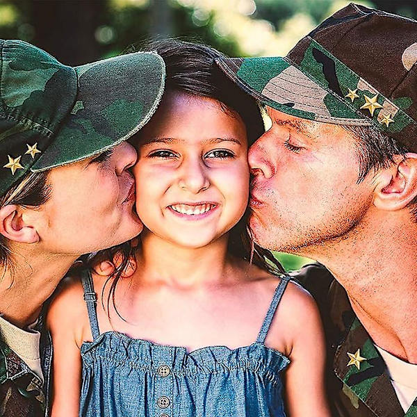 50 Stk. Stjerne Badge Guld Reversnål Til 4. Juli Mindedag Veterans Day