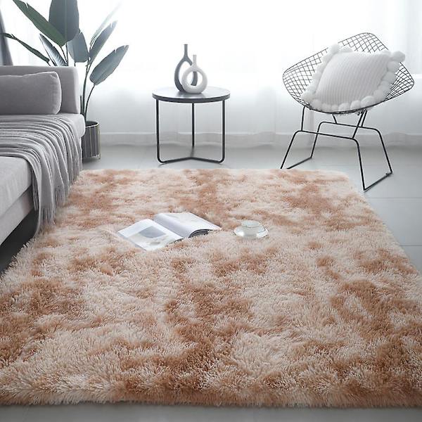Mjuk och fluffig matta för inomhusbruk KHAKI 40X60cm
