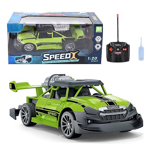 1:20 Elektrisk fjärrstyrd bil Drifting Stuntbil Med Sprayljus Barnens Tävling Racing Leksak Pojke green
