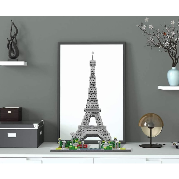 Eiffel-tornin pienoismallipalikkasarja, 3369 osaa, pienoismallipalikat 3D-palapelit, lahjoja aikuisille ja lapsille