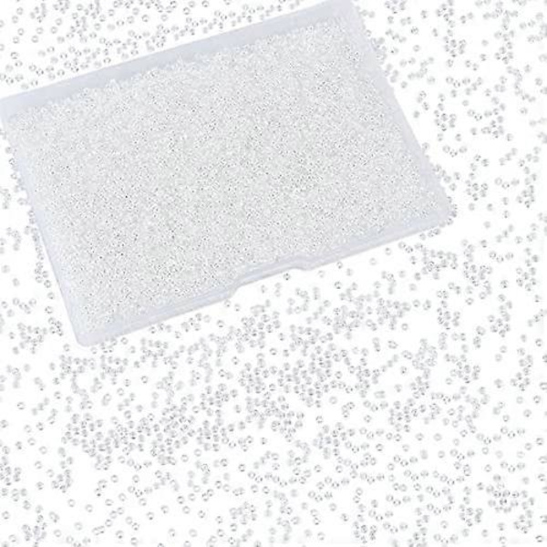 Cirka 6000 st 11/0 Glasfrö Pärlor Opaka Färger Runda Ponnypärlor Mini Distanspärlor Diameter 2mm för Smyckestillverkning