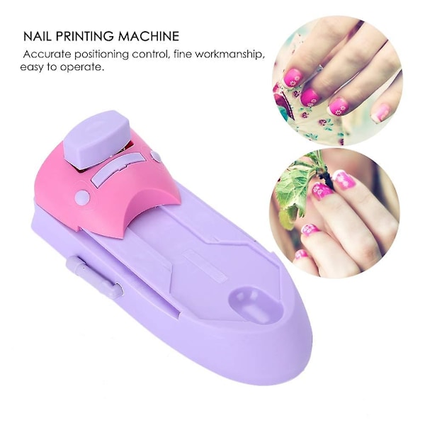 Nagelkonst mönster skrivare, Diy stämpel manikyr tryckmaskin skrivare verktyg set