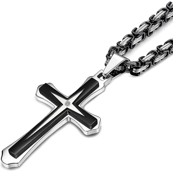 5 mm Ristiriipus miehille Bysanttilainen ketjukaulakoru, acsergery