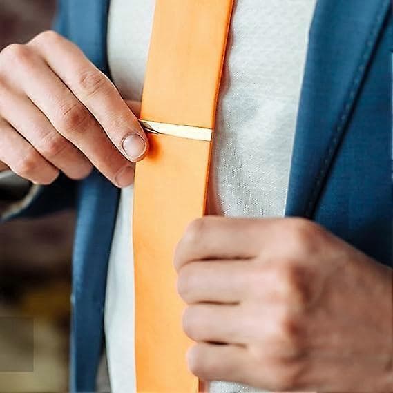 Slipsnål för män, 6 st Klassiska slipsnålar för män