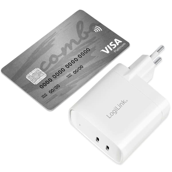 USB-oplader 2 x USB-C PD 40W GaN