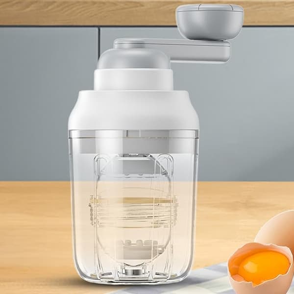 Manuell Egg Shaker - Bærbar Eggspinner | Golden Egg Maker | Egg Scrambler For Å Lage Hardkokte Egg | Anti-skli Gull Eggmikser