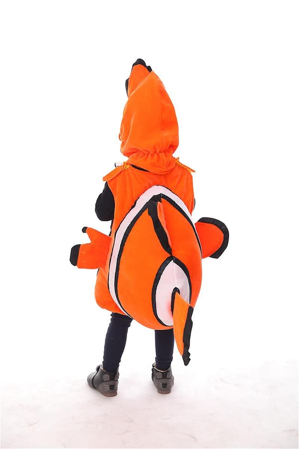 Barnens Hitta Nemo-dräkt tecknad Nemo Clownfish-kläder 80-90cm
