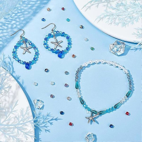 1500 stk. 4 mm Facetterede Bicone Rondelle Glasperler Briolette Krystal Tjekkiske Spacer Perler 15 AB Farver