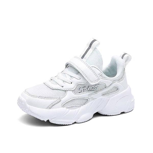 Barnesko Sklisikre Pustende Fritidssko Sportssko F2031 White EU 30