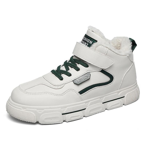Børnesko High-Top Mode Sneakers Sports Løbesko A810 White EU 38