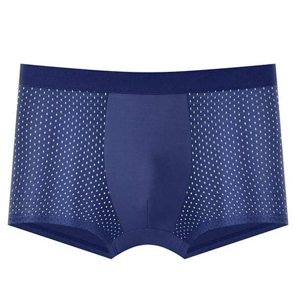 4-pak Nye Bambus Fiber Boxershorts - Herre Bambus Viskose Boxer Briefs Åndbart Fugttransporterende Undertøj 4XL