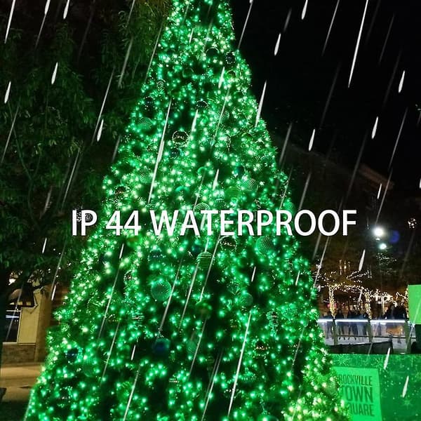 Jul Mini String Lights, 50 Led Light Up Fairy Lights Med Ul Certifierad Green