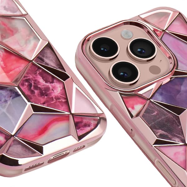 Etui til iPhone 16 Pro Antichoc Collection Twinki Rose Champagne