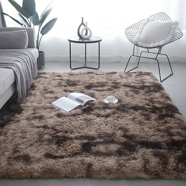 Mjuk och fluffig matta för inomhusbruk COFFEE 80X160cm