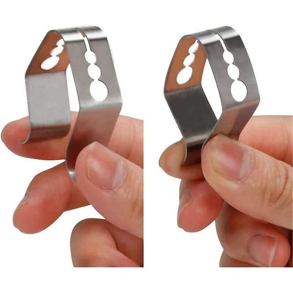 Probe Clip Holder, 3 stk. Termometerholder i rustfrit stål, BBQ Temperatur Clip til BBQ