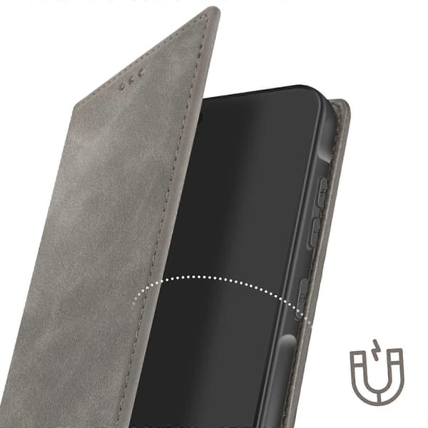 Kotelo Galaxy A56 lompakolle videon katseluun, harmaa