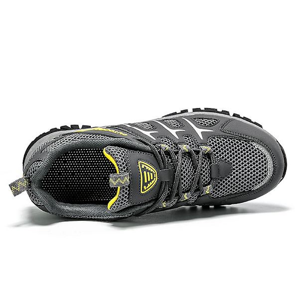 Herre Dame Tursko Lav Ankel Sneakers For Utendørs Stier Trekking Gåing 3Ds2101 Gray EU 41
