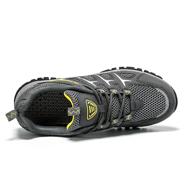 Vandringsskor för män och kvinnor, låga sneakers för utomhusspårning, vandring, promenader 3Ds2101 Gray EU 43