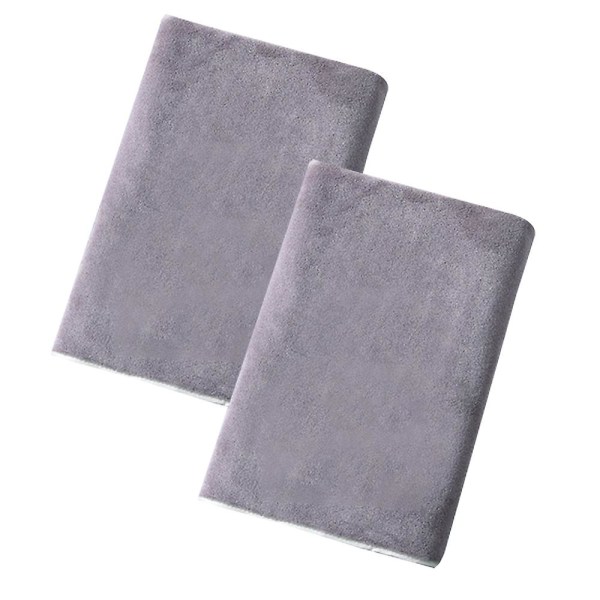 100% bomull gym handdukar sport fitness träning svett handduk super mjuk och absorberande 2-pack 33*100cm Gray