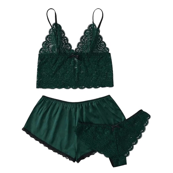 Kvinnlig sexig negligé nattkläder, moderiktig och attraktiv för flicka, kvinna, mamma, älskare S Green