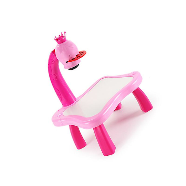 Børne Tegne Projektor Bord Projektion Tegnebræt Pædagogisk Tegnelegetøj Pink
