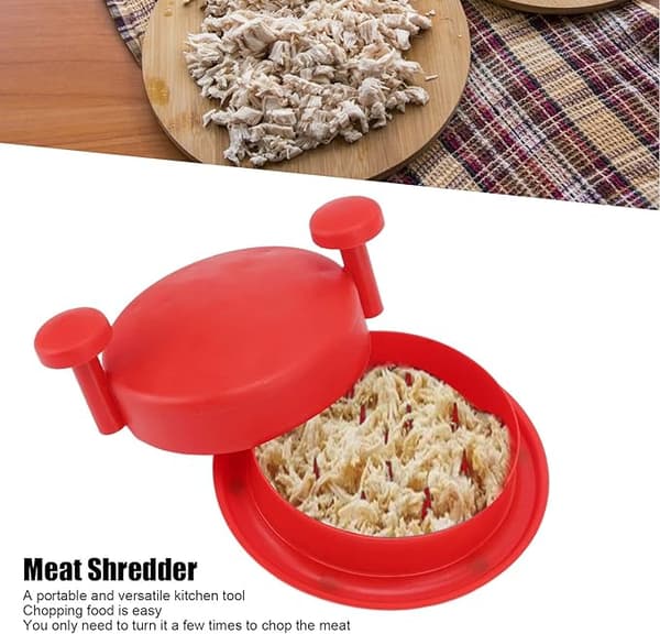Multipurpose Chicken Shredder, Strimla Maskin Köttförstörare med Halkfri Bas Rivverktyg för Grönsaker Pulled Pork Beef Chicken(#2)