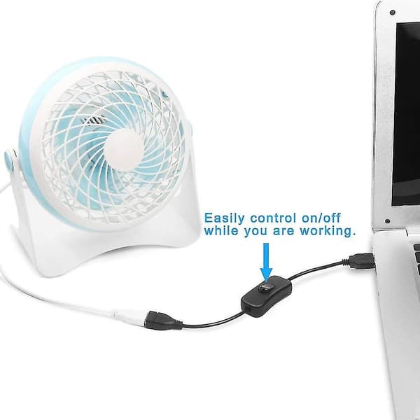 2st USB-switchkabel (0,3 m), USB på/av-switch, USB-kabel med switch, USB-förlängning