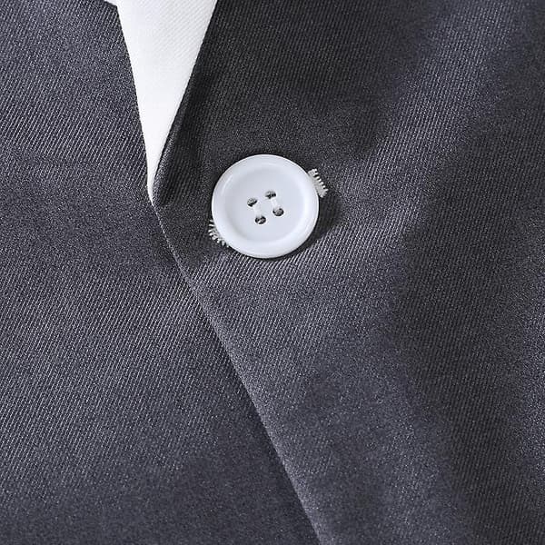 Herr Casual Blazer Jacka Slim Fit Stylish Kostymjacka Grey S