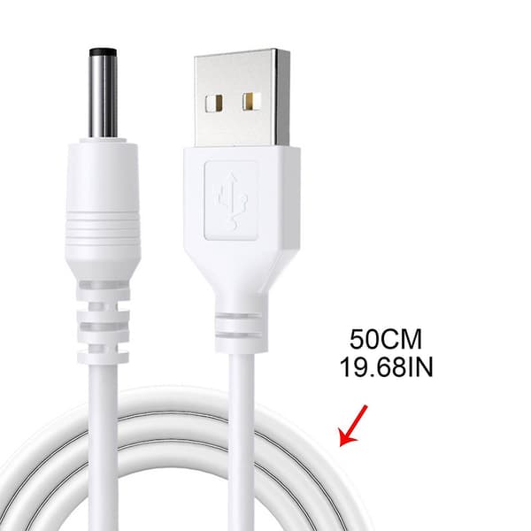 USB till DC 3.5mm Strömkabel 5V Barrel Jack Laddningskabel För DC Strömkabel C