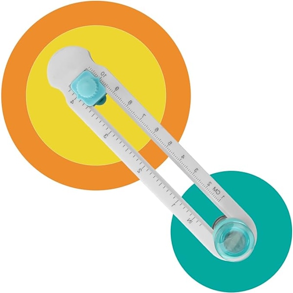 Cirkelskärare roterande plastcirkelskärare 2 cm/0,8 tum justerbar cirkulär skärkniv för tryckpapper, laminerat papper, kraftpapper, specialpapper