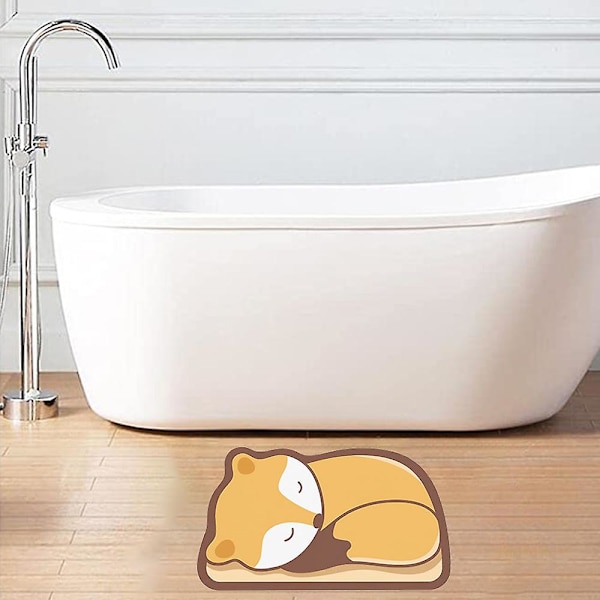 Diatomiittimuta Kettu Imukykyinen Matto Lattiamatto Kylpyhuone WC Keittiö Ovi Liukumaton Nopeasti kuivuva Jalkamatto