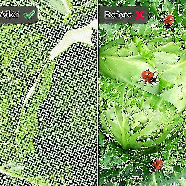 Havenet Myg Insekt Fugl Havenet Barriere Jagt Blindnet Til Beskyttelse Af Dine Plante Frugter Blomster 122cmx305cm(4ftx10ft)