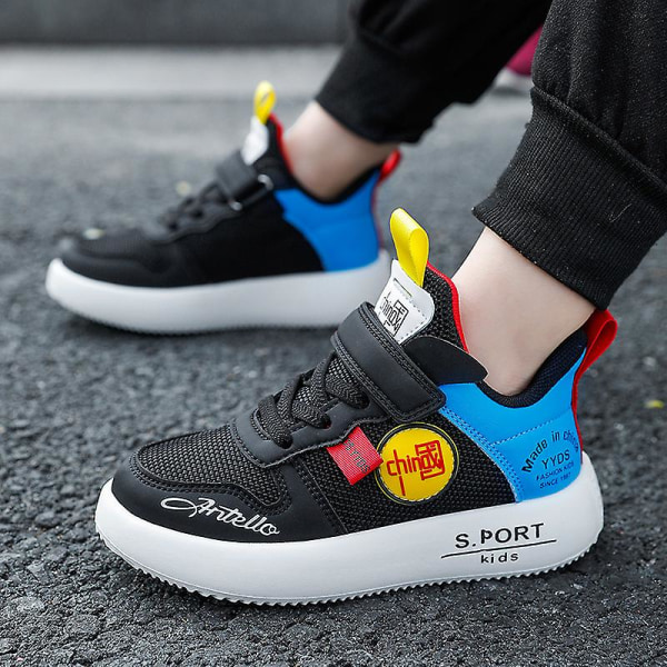 Sneakers för barn Sportskor Mode tecknade löparskor Frs588 BlackBlue EU 31