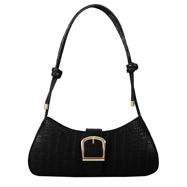 Messenger Bagsyntetisk Lær Skuldervesker, Mote Casual Pendlerhåndvesker black