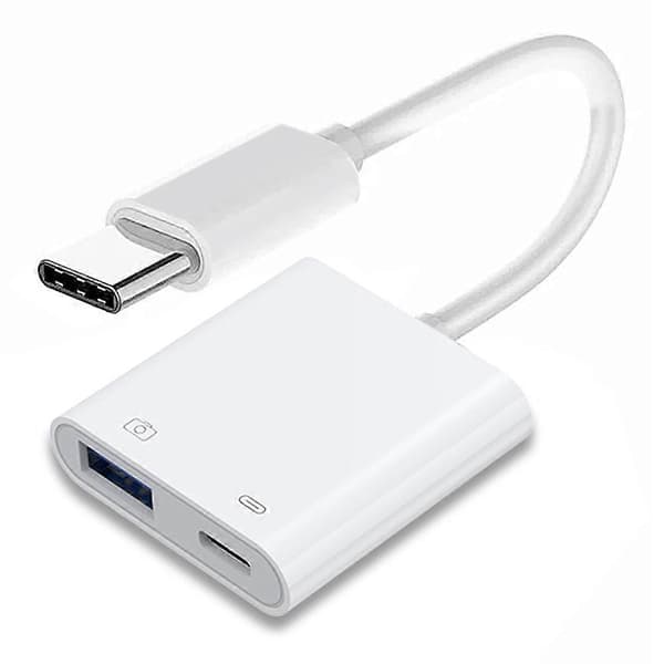 Type A UC-155-TC002 Type-C - Type-A USB3.0 Naaras PD Virran Lataussovitin Yhteensopiva
