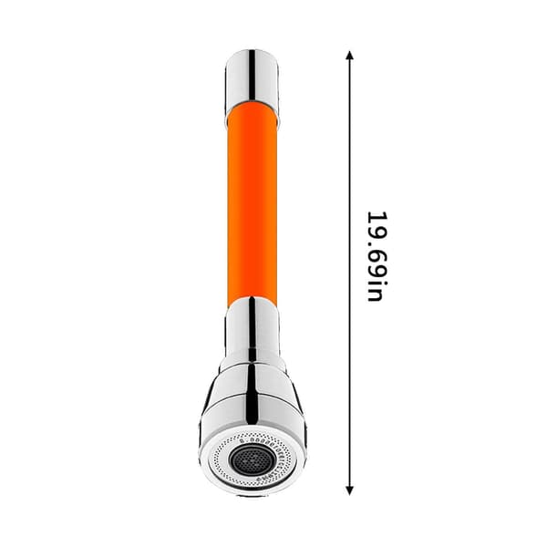 Kranmunstycksfäste - 360 kökssinksluftningsförlängning |, diskbänkslangsfäste för kran (50 cm)